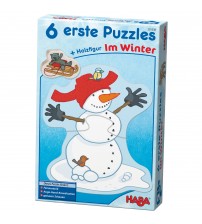 Set 6 puzzle, Haba, Winter Fun, 2ani+