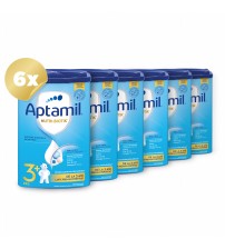Pachet 6 x Lapte praf Nutricia Aptamil Junior 3+, 800g, 36 luni+
