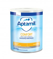 Lapte praf Nutricia, Aptamil Confort, 400g, 0luni+