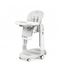 Scaun de masa 3 in 1 Peg Perego Tatamia Follow Me, 0-15 Kg, Latte, Alb