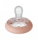 Suzeta Tommee Tippee Closer to Nature, 0-6 luni "Breast like pacifier", Gri/Maro, 2 buc