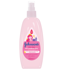 Balsam spray Johnson's Baby pentru par stralucitor, 200 ml