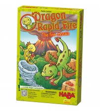  Joc distractiv cu zaruri, Haba, Dragonul Rapid Fire - Cristalele de foc, 3ani+