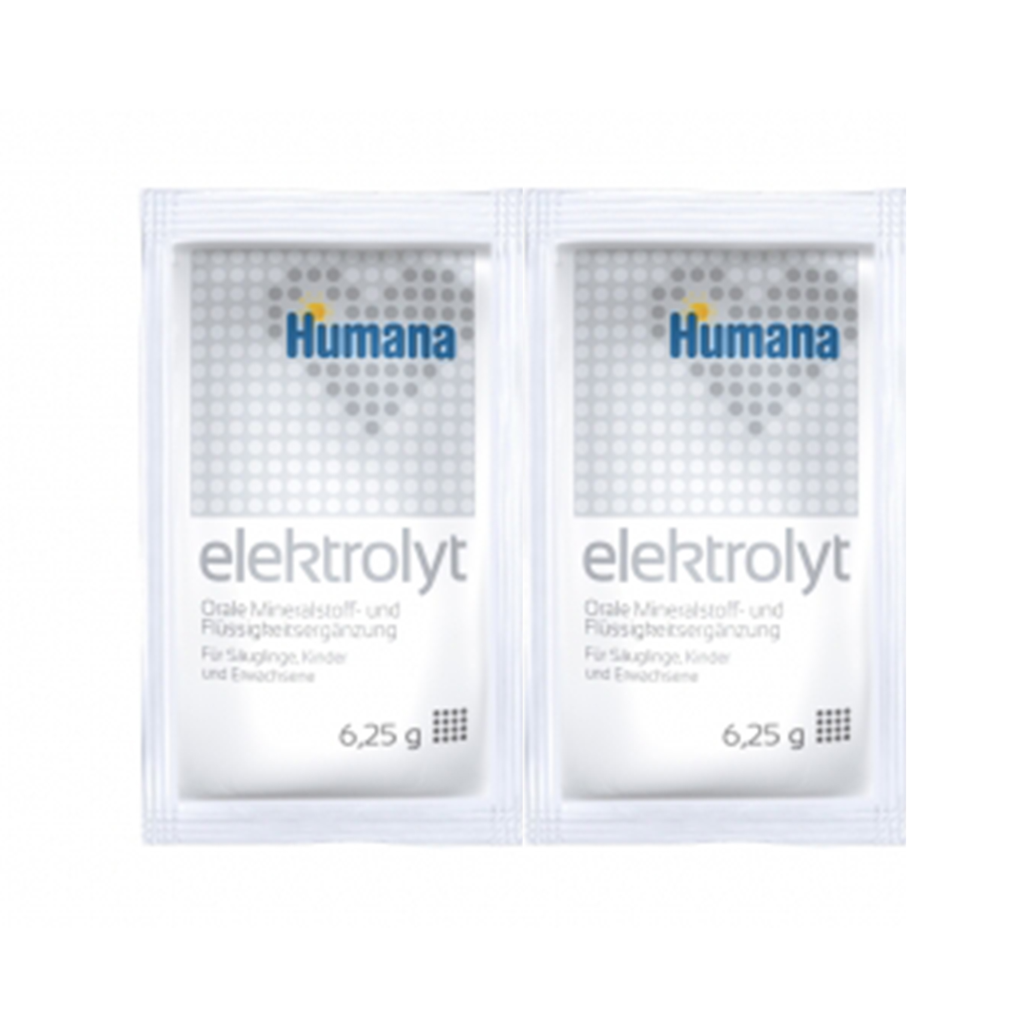 Saruri de hidratare, Humana Elektrolyt cu fenicul, folie cu 2 plicuri, 12 luni+, 12.5 g